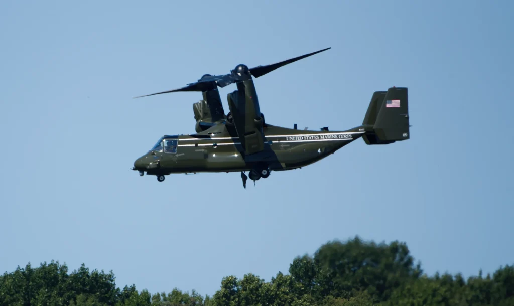 Presidential HMX-1 MV-22 Osprey September 9, 2024.