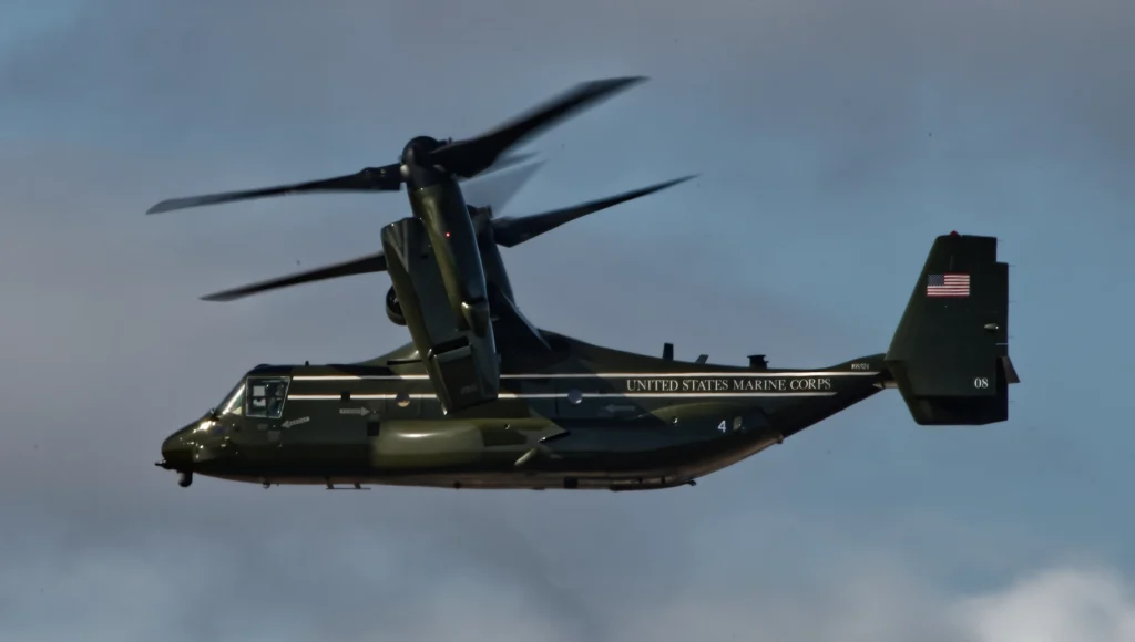 Presidential HMX-1 MV-22 Osprey November 4, 2024.