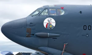 B-52 along Dover flight line.