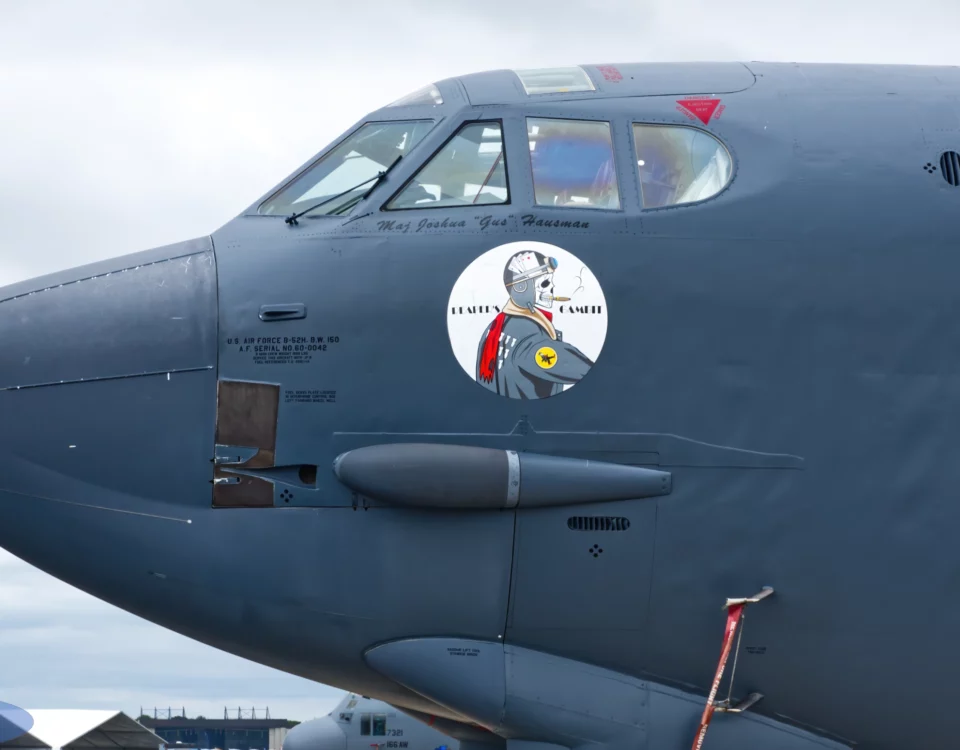 B-52 along Dover flight line.